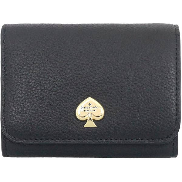新品 ケイトスペード kate spade 2つ折り財布 スリム バイフォールド ウォレット ブラック kate spade NEW YORK（ケイト・スペード ニューヨーク） ケイト